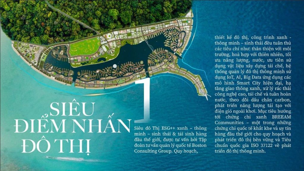 Vinhomes Cần Giờ – Siêu đô thị ESG++ tiên phong, kiến tạo không gian sống xanh, thông minh và bền vững, hướng tới các chứng chỉ quốc tế BREEAM và ISO